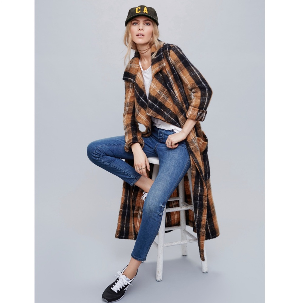 FREE PEOPLE anaheim plaid coat